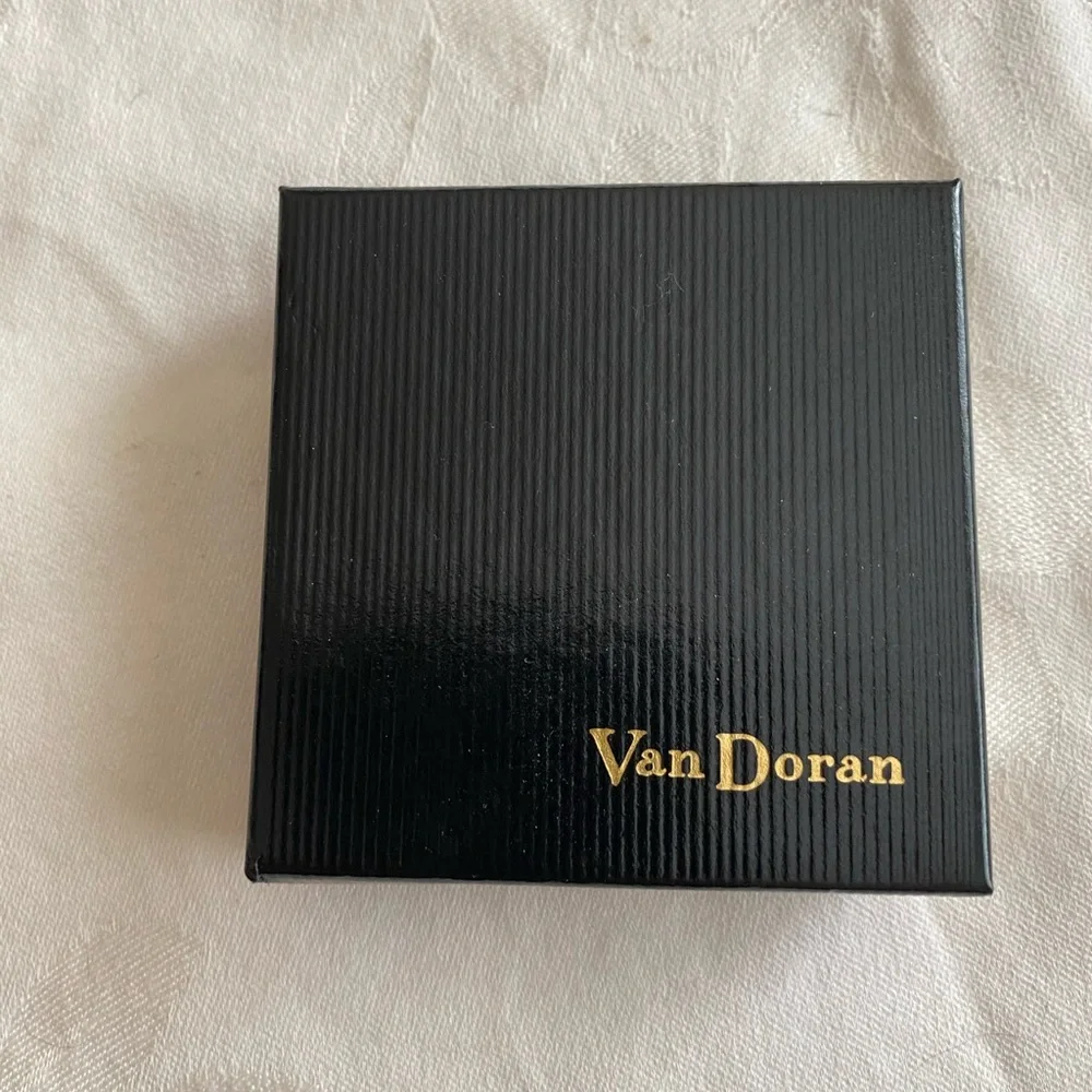 Vintage VanDoran Clip On Diamond Dust Earrings